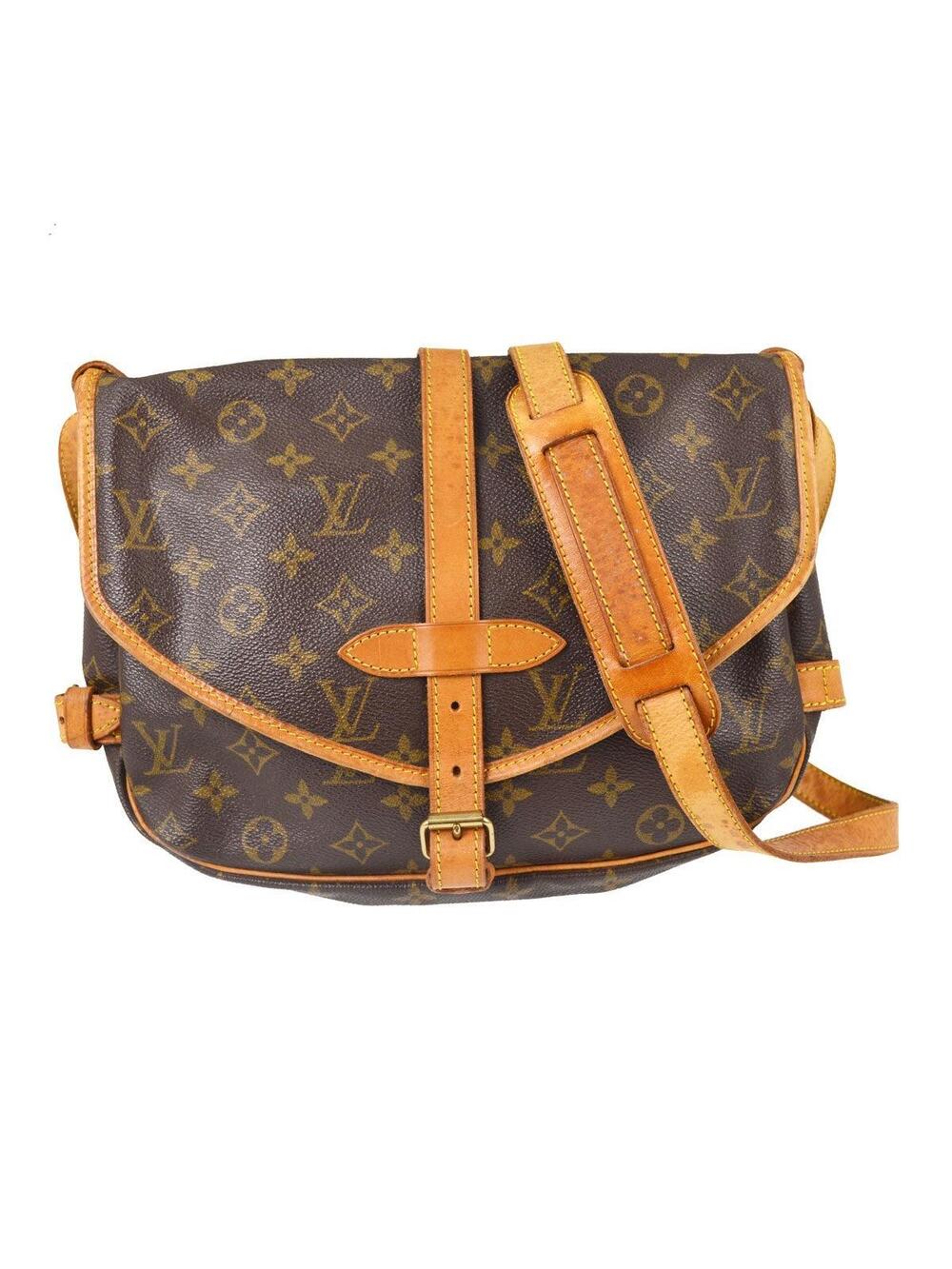Louis Vuitton Saumur Handbag Canvas 30 #365820L97B